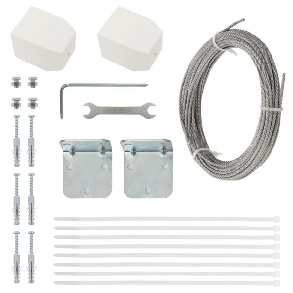 Балконски параван, светлозелен, 100x240 см, оксфорд плат