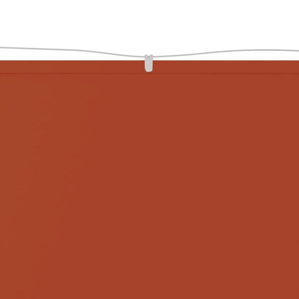 Вертикален сенник, теракота, 140x360 см, оксфорд плат