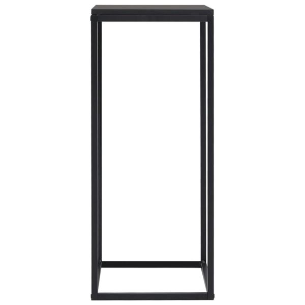 Странични маси, 2 бр, черни, стомана