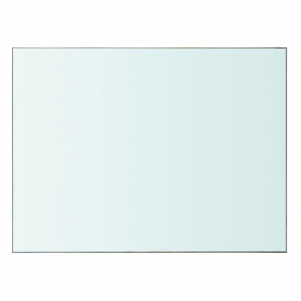 Плоча за рафт, прозрачно стъкло, 40 x 30 см