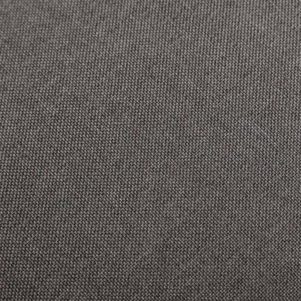 Бар табуретки, 2 бр, тъмносиви, текстил