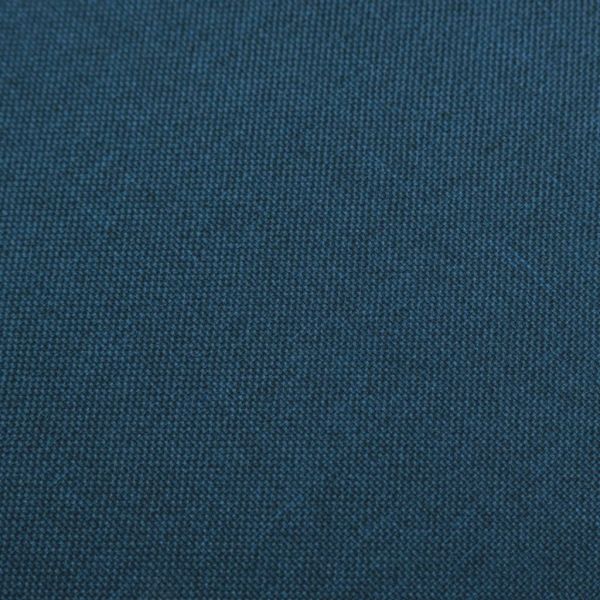 Бар табуретки, 2 бр, сини, текстил