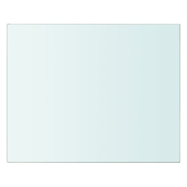 Рафтове, 2 бр, панели прозрачно стъкло, 20x20 см