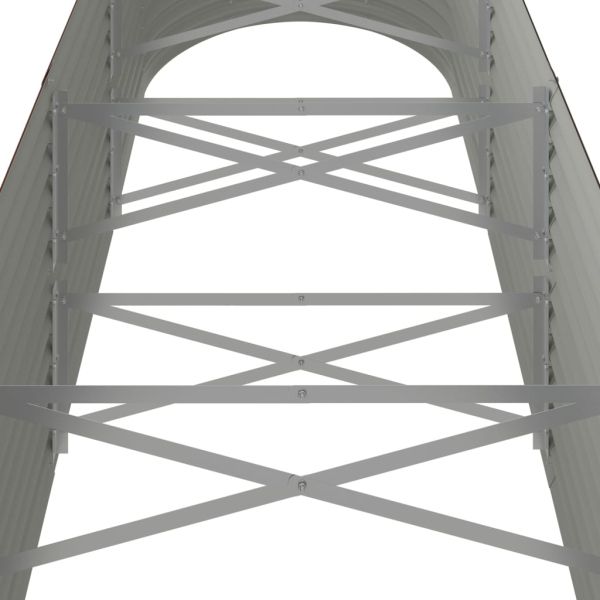 Градинска повдигната леха поцинкована стомана кафяво