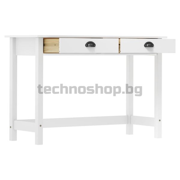 Конзолна маса Hill с 2 чекмеджета 110x45x74 см бор масив