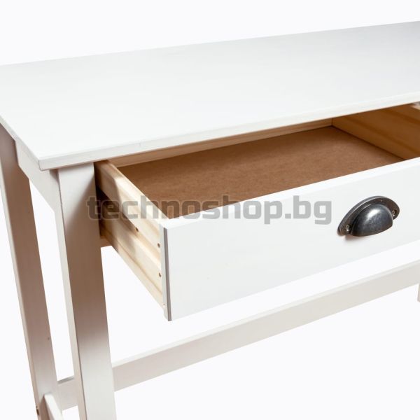 Конзолна маса Hill с 2 чекмеджета 110x45x74 см бор масив
