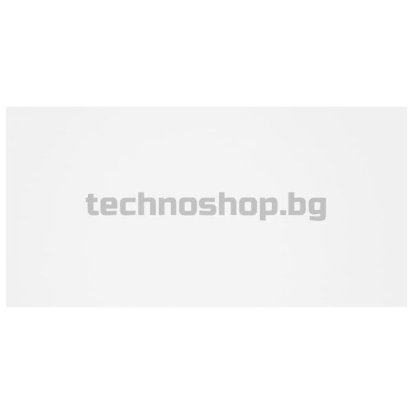 Горна табла за легло с шкафчета, бяла, инженерно дърво