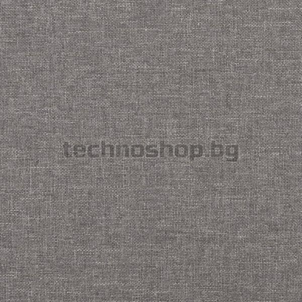 Трапезни столове, 2 бр, светлосиви, текстил