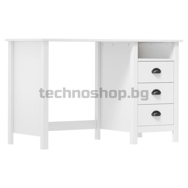 Бюро Hill с 3 чекмеджета 120x50x74 см бор масив