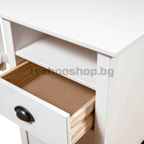 Бюро Hill с 3 чекмеджета 120x50x74 см бор масив