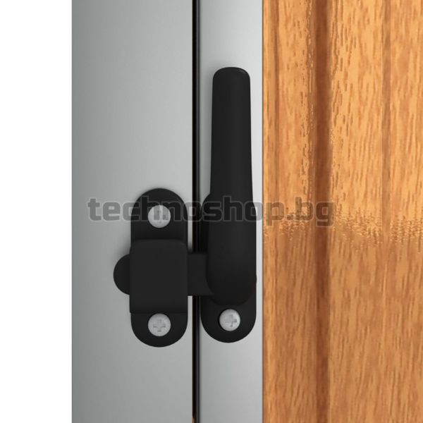 Градинска барака, кафява, 88x89x161 см, поцинкована стомана