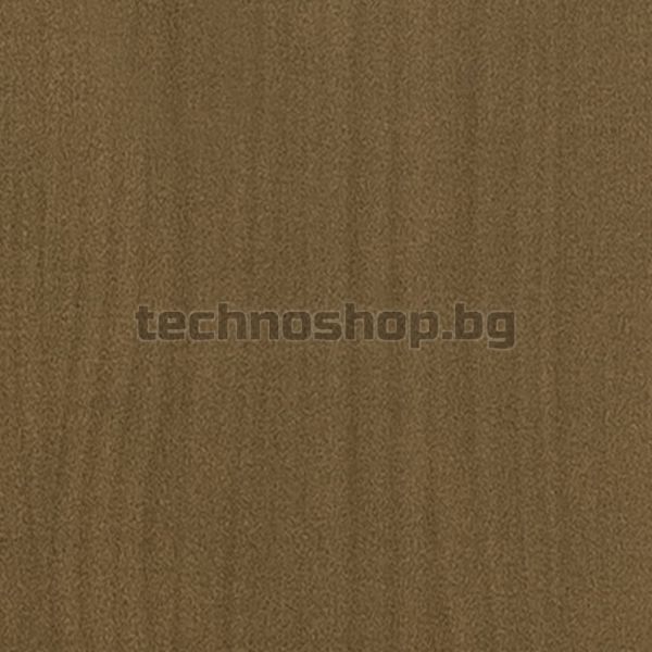 Рамка за легло, меденокафява, бор масив, 200x200 см