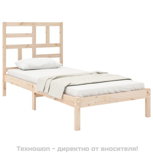 Рамка за легло, дърво масив, 90х200 см