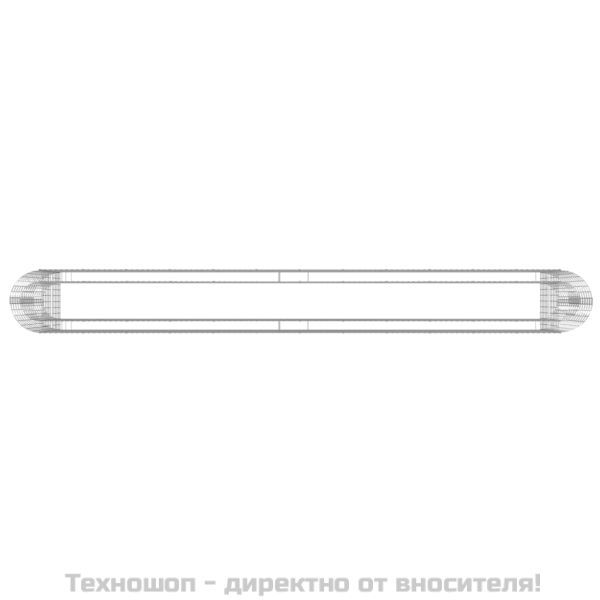 Габион повдигната леха, поцинковано желязо, 470x50x100 cм