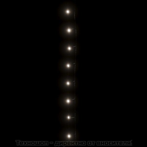 LED стринг с 300 LED студено бяло 30 м PVC
