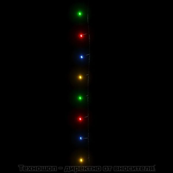 LED стринг с 600 LED многоцветен 60 м PVC