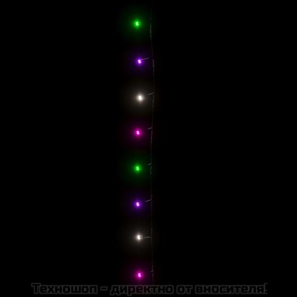 LED стринг с 600 LED пастелен многоцветен 60 м PVC