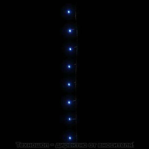 LED стринг с 1000 LED синьо 100 м PVC