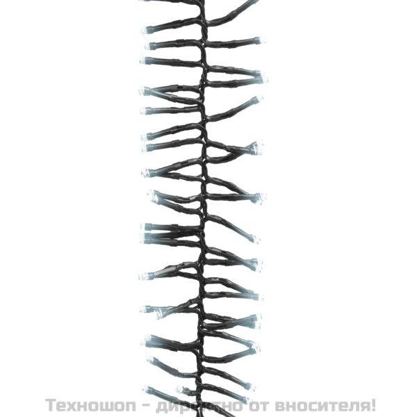 LED клъстърен стринг с 1000 LED студено бяло 11 м PVC