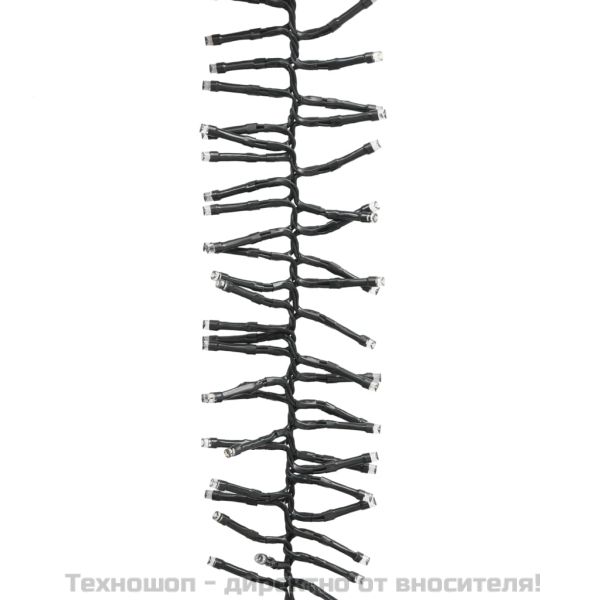 LED клъстърен стринг с 2000 LED студено бяло 17 м PVC