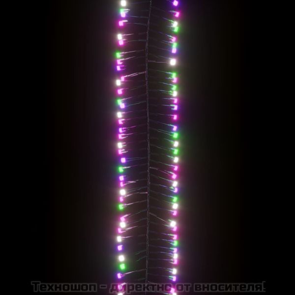 LED клъстърен стринг с 3000 LED пастелен многоцветен PVC