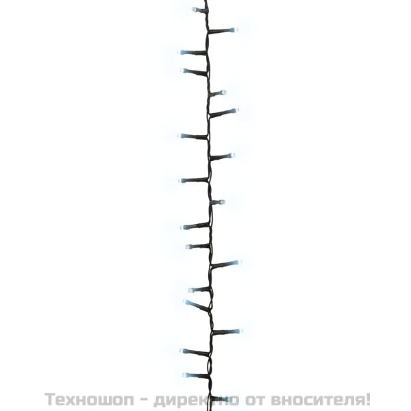 Компактен LED стринг с 400 LED студено бяло 13 м PVC
