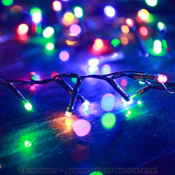 Компактен LED стринг с 1000 LED многоцветен 25 м PVC