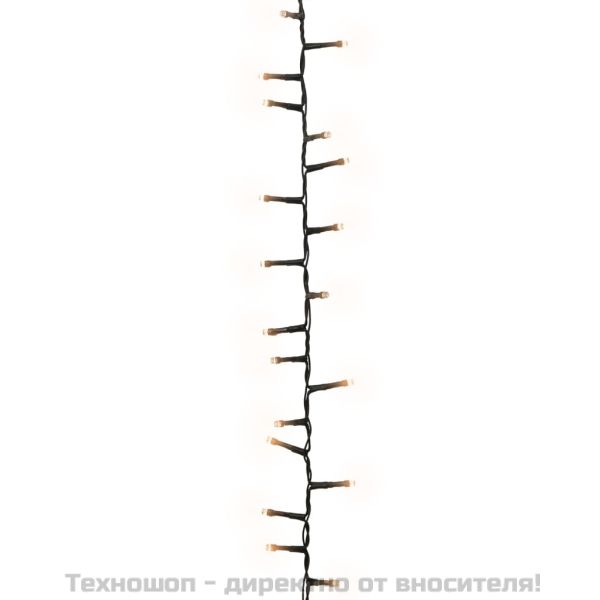 Компактен LED стринг с 2000 LED топло бяло 45 м PVC