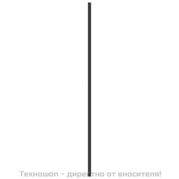 Сгъваема душ преграда, 3 панела, 130x130 см, ESG, черна