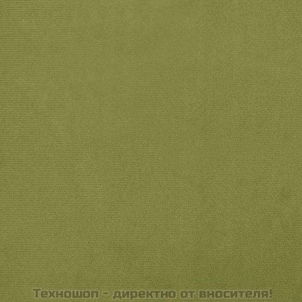 Табуретка, светлозелена, 60x60x36 см, кадифе