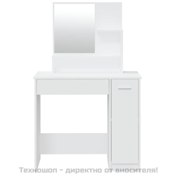 Комплект тоалетка, бяла, 86,5x35x136 см