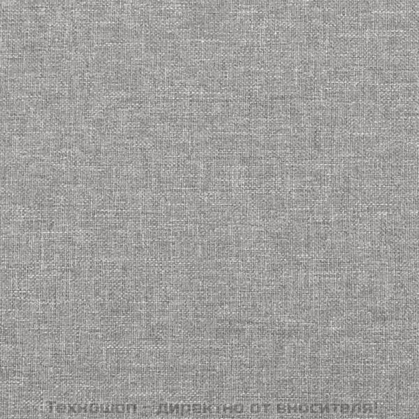 Рамка за легло с пружини, светлосива, 160x200 см, плат