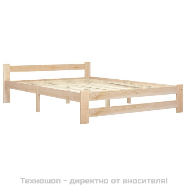 Рамка за легло, бор масив, 160х200 см
