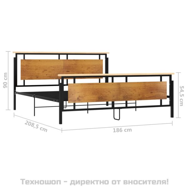 Рамка за легло, метал, 180x200 cм