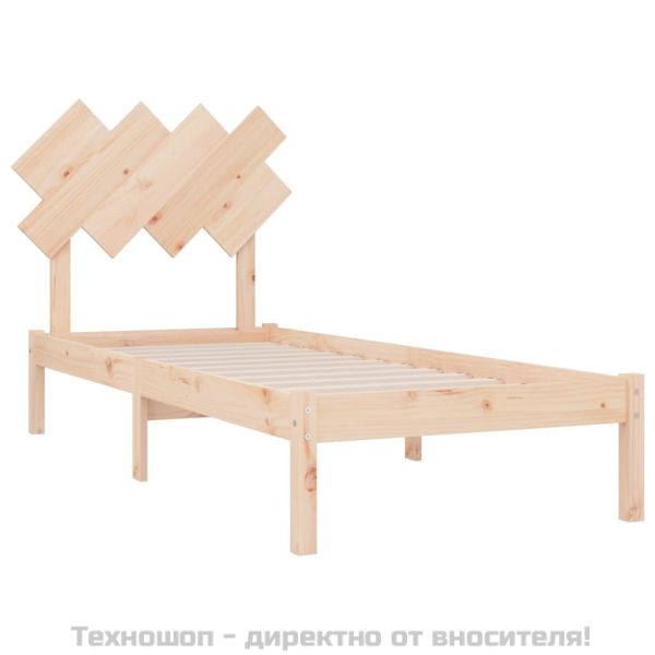 Рамка за легло, масивно дърво, 90x200 см