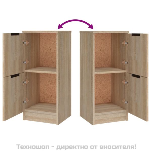 Сайдборди, 3 бр, сонома дъб,инженерно дърво