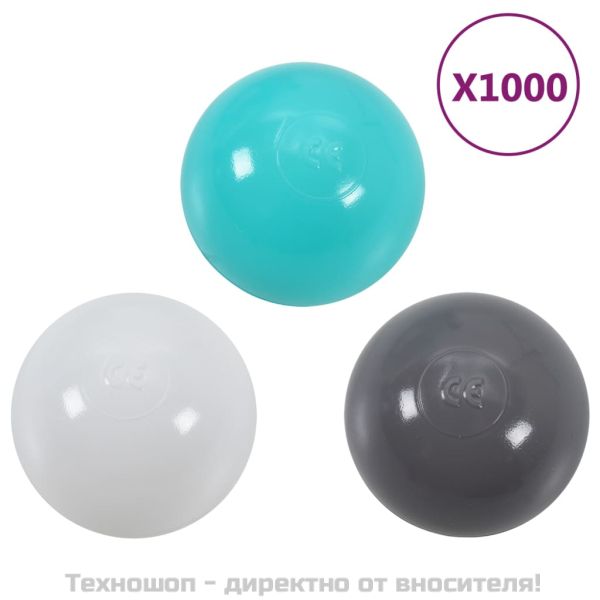 Топки за игра 1000 бр многоцветни