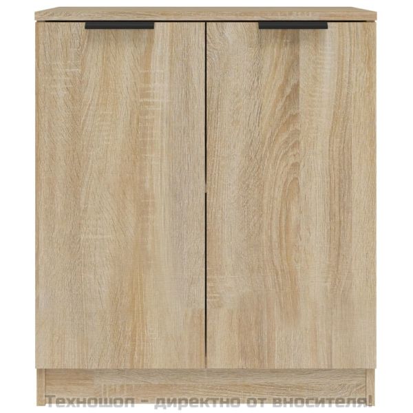 Сайдборди, 2 бр, дъб сонома, 60x30x70 см, инженерно дърво