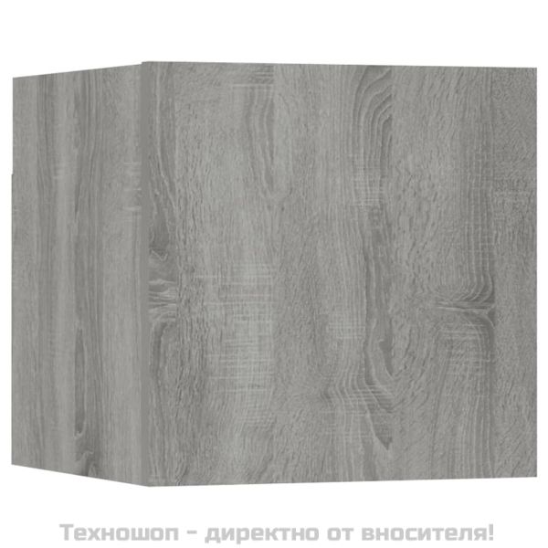 ТВ шкафове за стенен монтаж, cив сонома, инженерно дърво