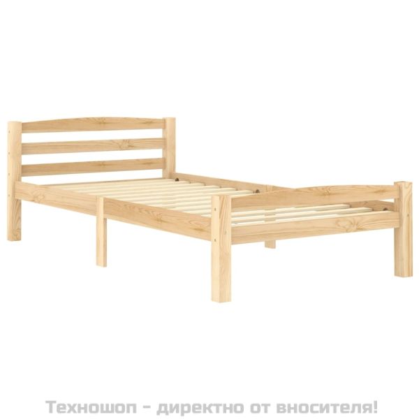 Рамка за легло, бор масив, 90x200 cм