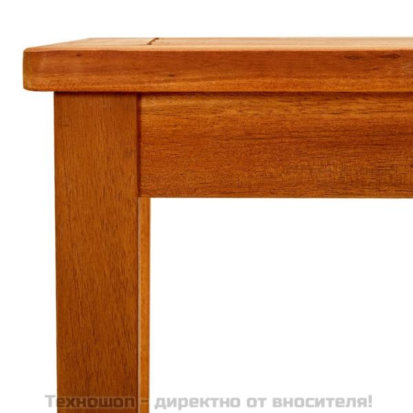 Градинска кафе маса, 90x50x36 см, акация масив