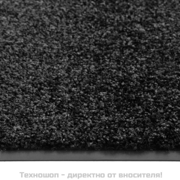 Перима изтривалка, черна, 60x180 см