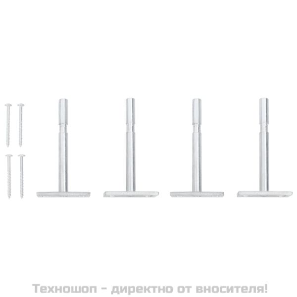 Стенни рафтове с чекмеджета, 2 бр, дъб, 60x23,5x10 см, МДФ