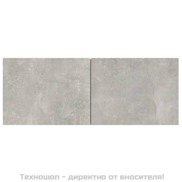 ТВ шкафове 4 бр бетонно сиви 80x30x30 см инженерно дърво