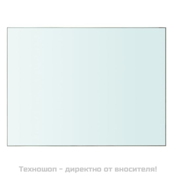 Рафтове, 2 бр, панели прозрачно стъкло, 40x30 см