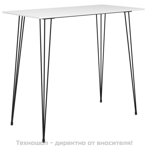 Бар комплект от 5 части, бяло и черно