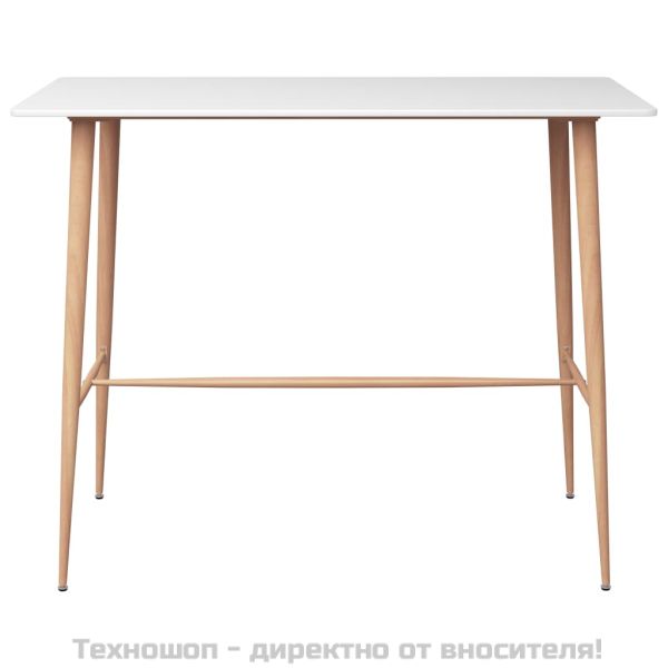 Бар комплект от 5 части, бяло и черно