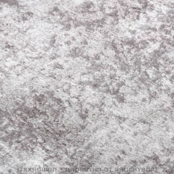 Килим, миещ се, сив, 80x150 см