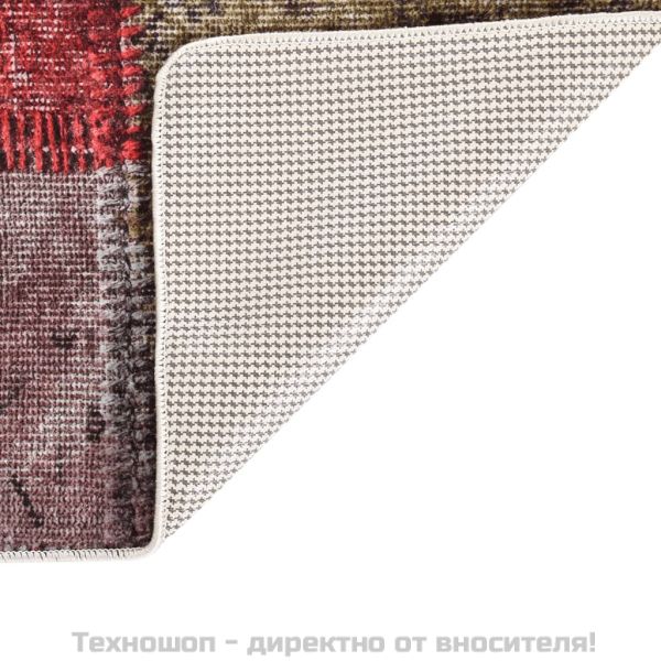 Килим, миещ се, пачуърк, 120x180 см, пъстър