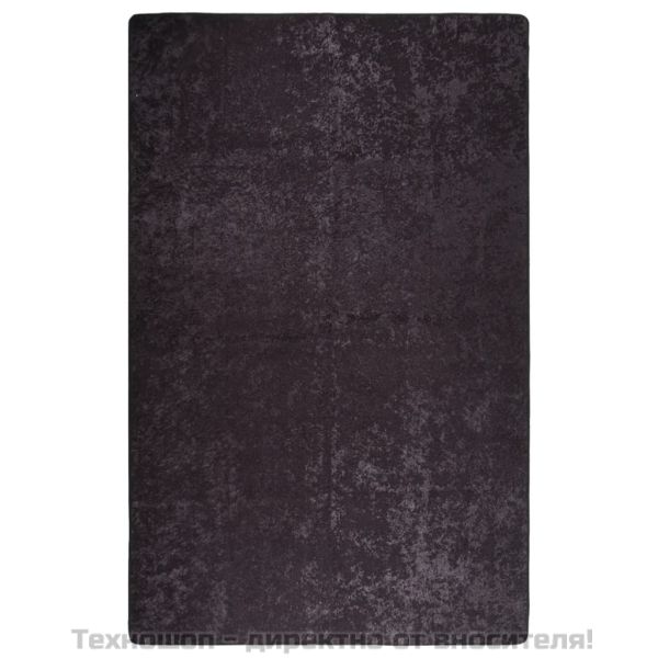Килим, миещ се, 160x230 см, антрацит